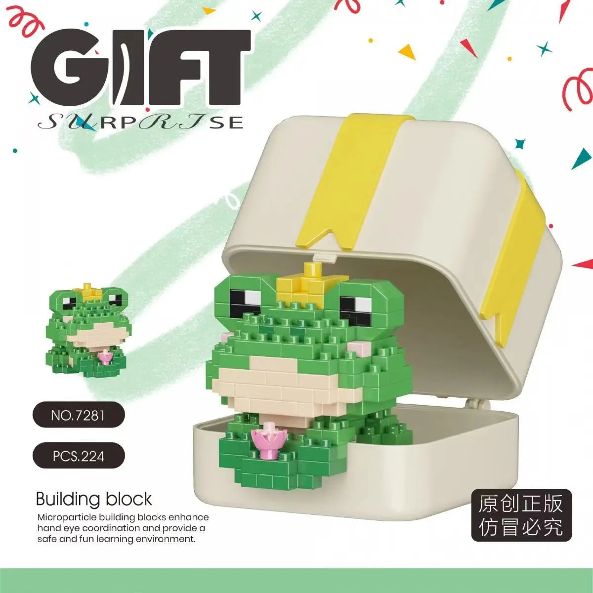 Bouwpakket dieren - Kleine dieren bouwset cadeaudoos