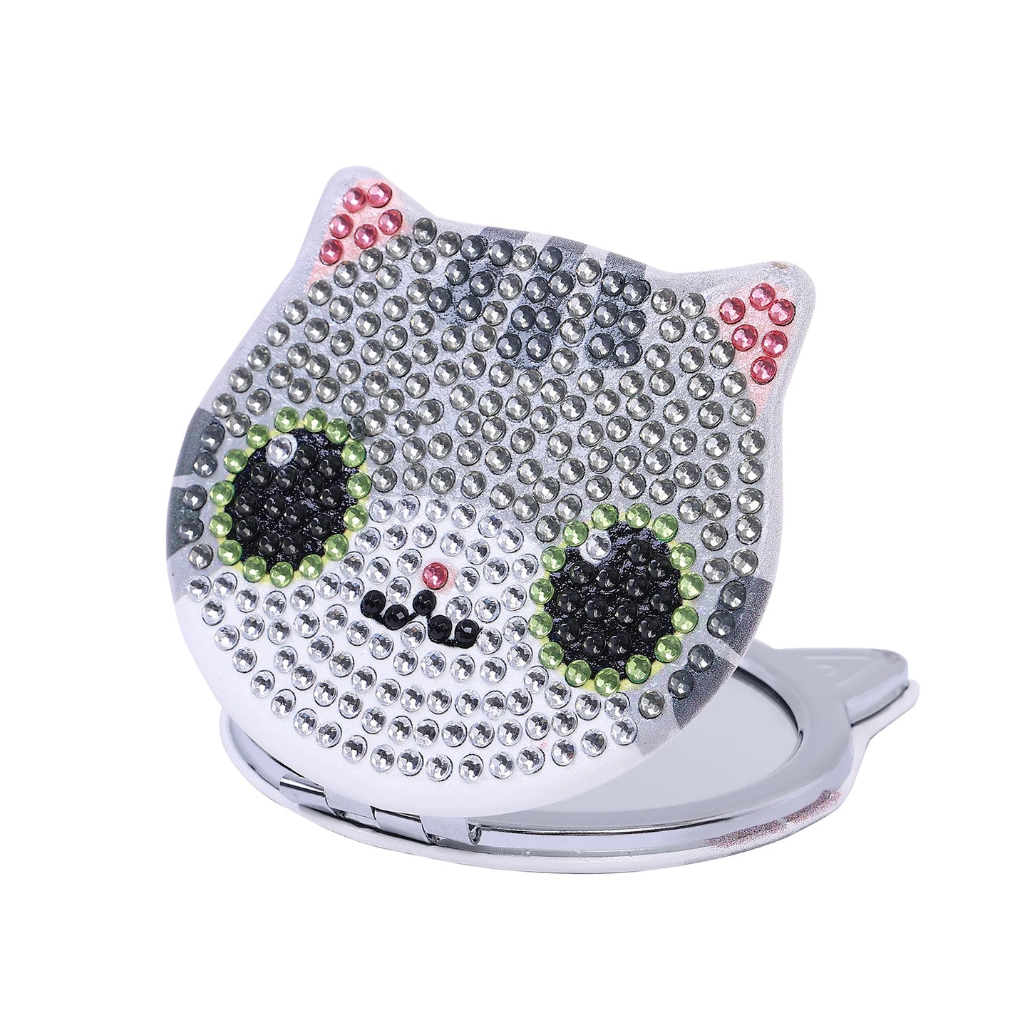 Diamond Painting Spiegel Kat Compacte Opvouwbare Make-up Spiegel
