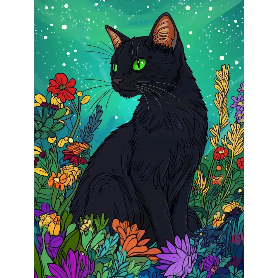 Schilderen op nummer Dieren - Kat Modern Schilderij - 9967443
