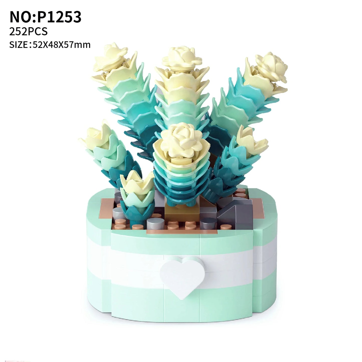 Bouwpakket Bloemenboeket met Rozen – Creatieve Bloemen Bouwstenen Set