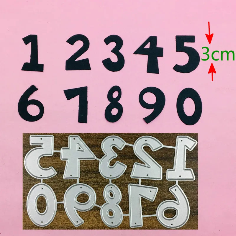 Metalen snijmal Bloem Letter voor scrapbooking en kaarten