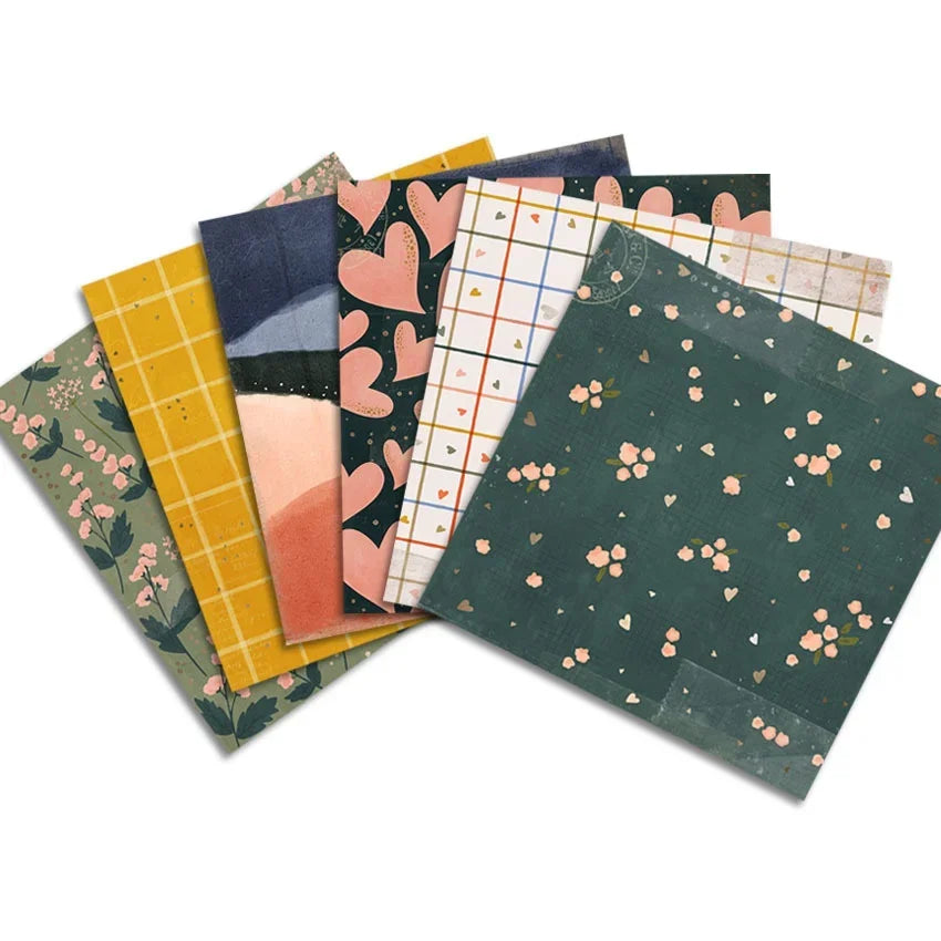 Papier voor kaarten maken of scrapbook outdoor thema 24 vellen
