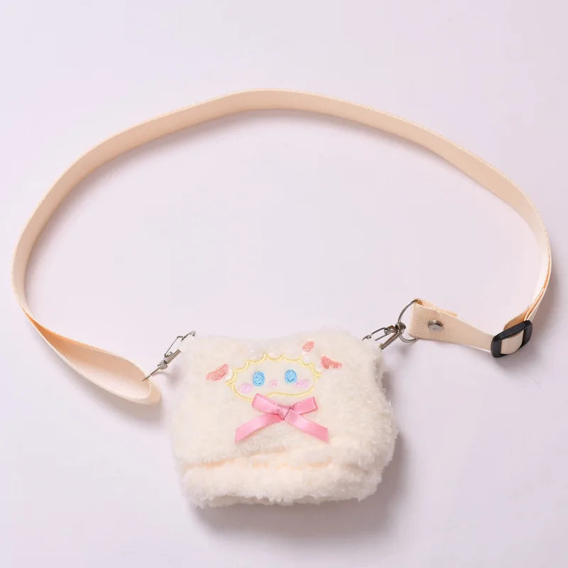 Kleding voor Labubu poppen – Dierenoutfit met schattige tas (15-17 cm)