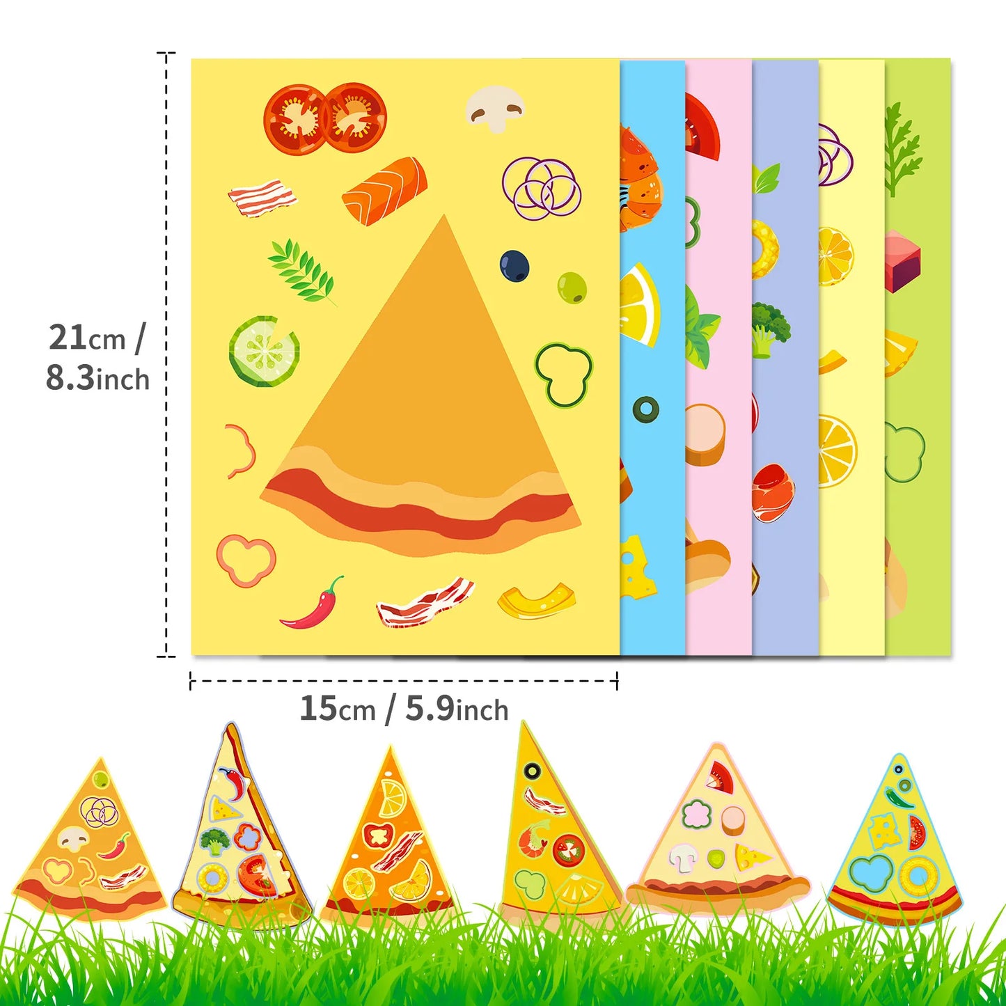 Sticker pret voor kinderen met creatieve puzzelstickers set