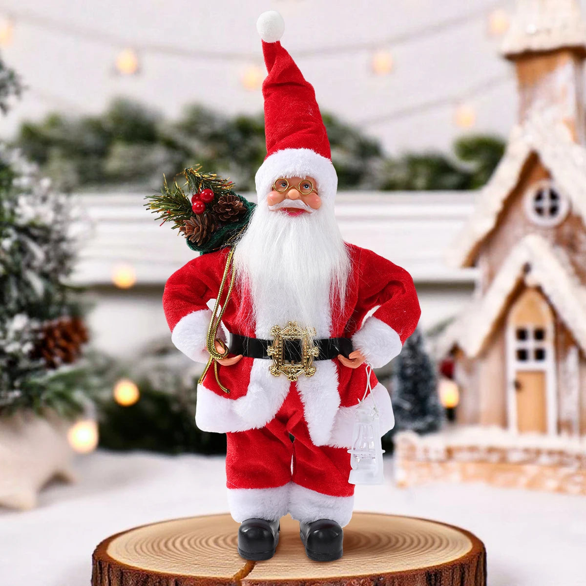 Kerst pop Kerstman decoratie voor huis en feestelijke sfeer