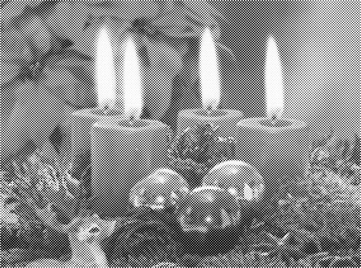 DOT Painting Cartoon Kerst – Één Kleur Stippelkunst