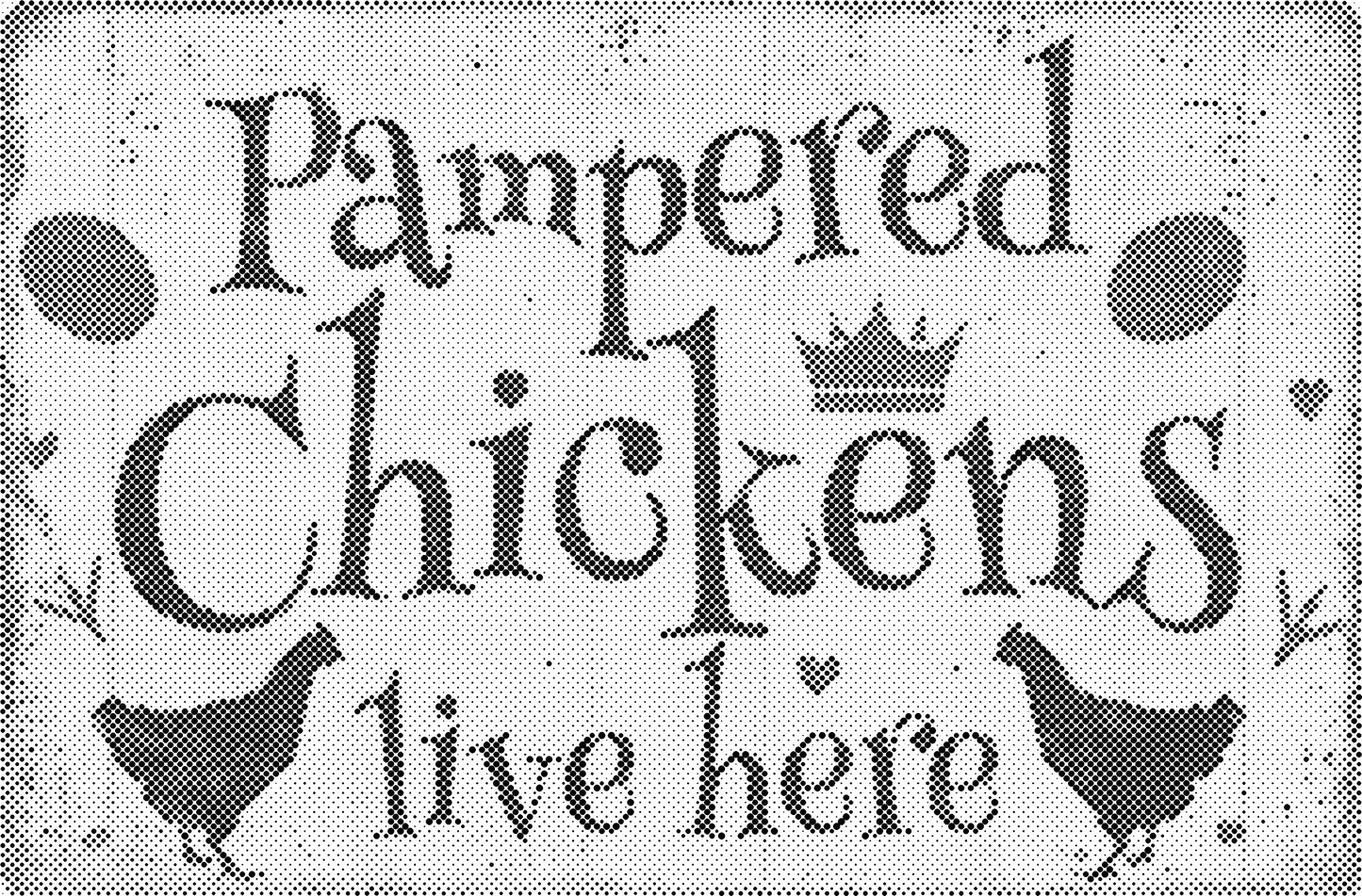 DOT Painting – Kippen & Hanen – 40x60cm t/m 60x90cm – Met of zonder stiften