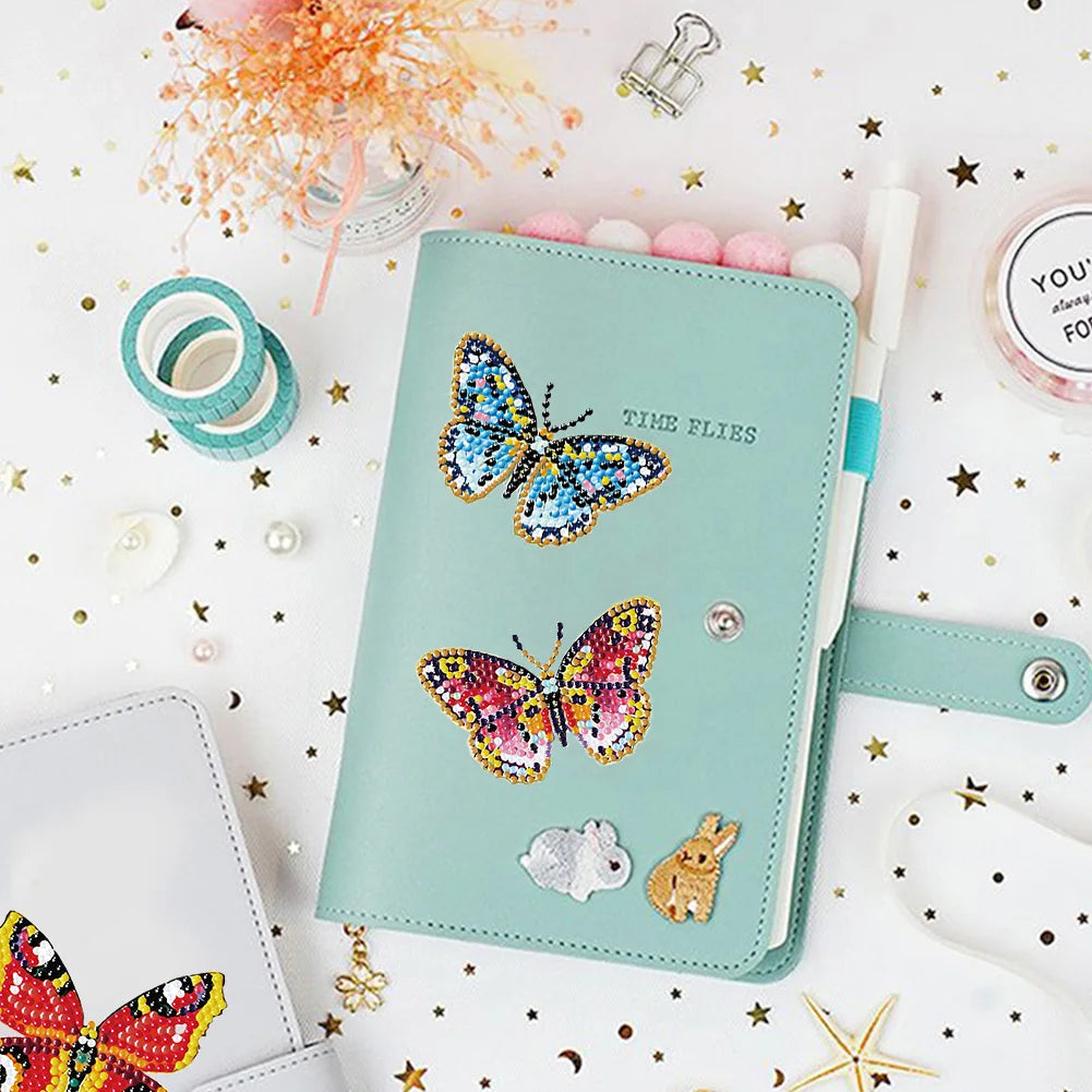 Diamond Painting Sticker set Vlinders – Creatieve Strass Knutselstickers - BT023