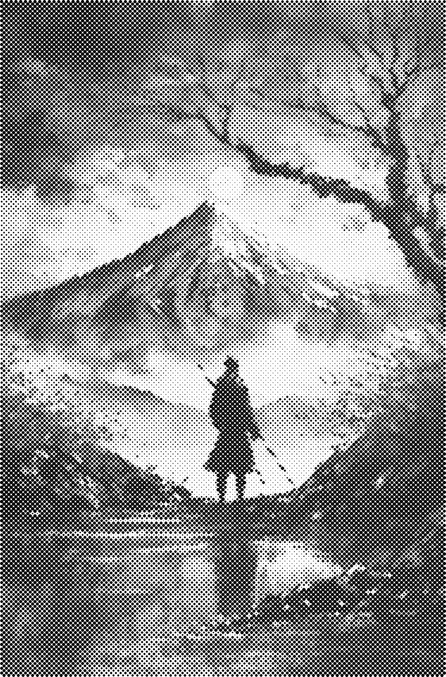 DOT Painting Landschappen en Gebouwen – Voorbedrukt Canvas (40x60cm, 50x75cm, 60x90cm)