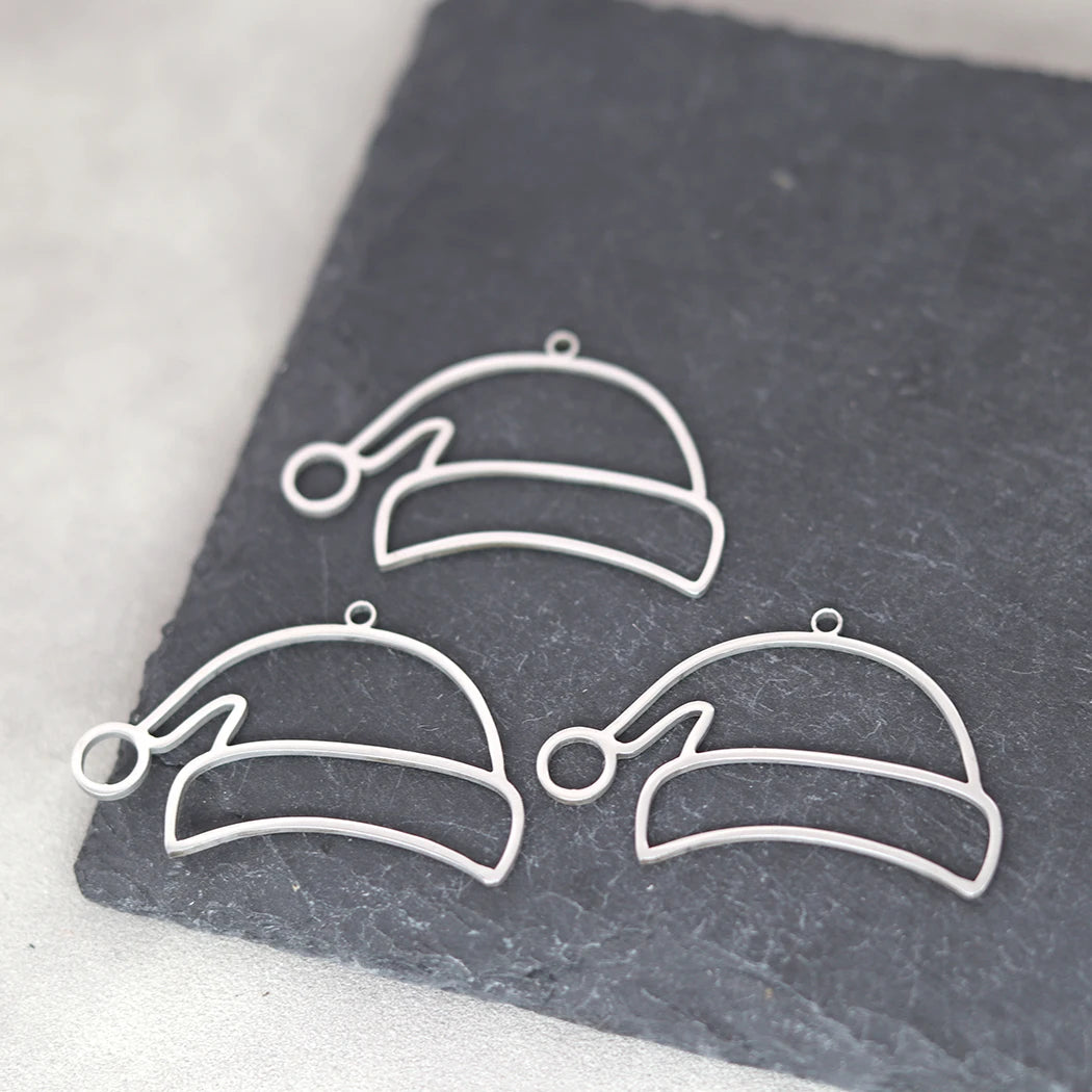 Kerst hangers sneeuwvlok rendier, bel, Kerstboom, Kerstman en meer – vele varianten - 3 stuks