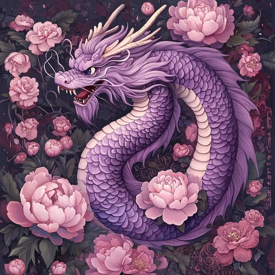 Diamond Painting Dieren Volledig Rond of Vierkant - Draak