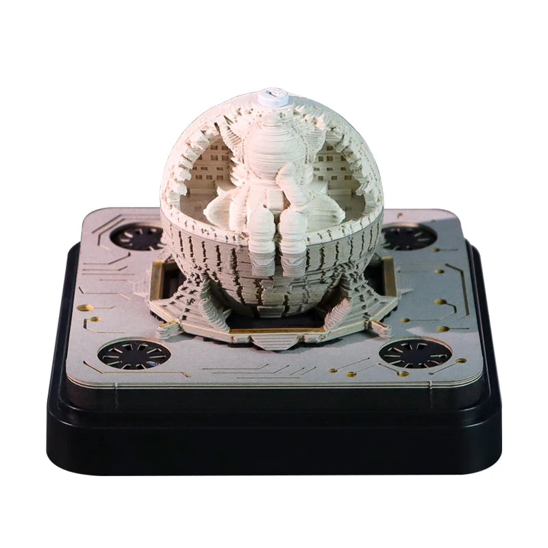 3D Papier Sculptuur Notitieblok / Scheurkalender Decoratie voor Feestdagen en Cadeaus