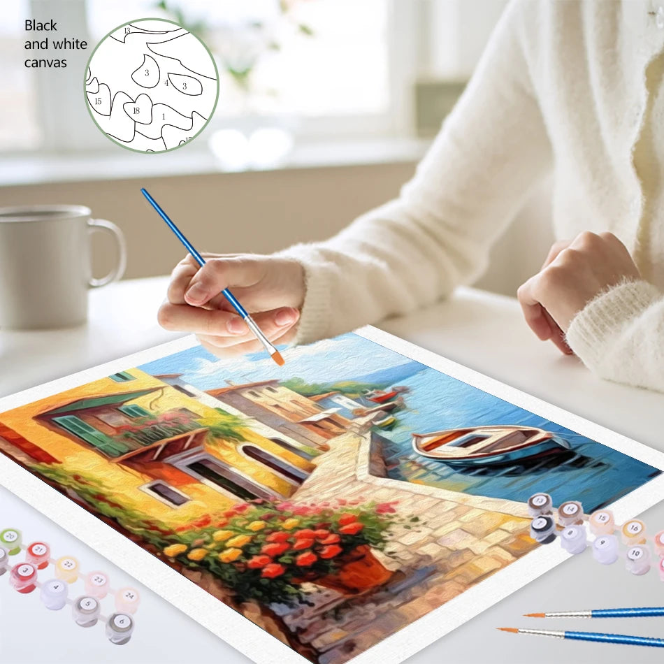 Schilderen op nummer Landschappen - Prachtige landschappen in diverse ontwerpen