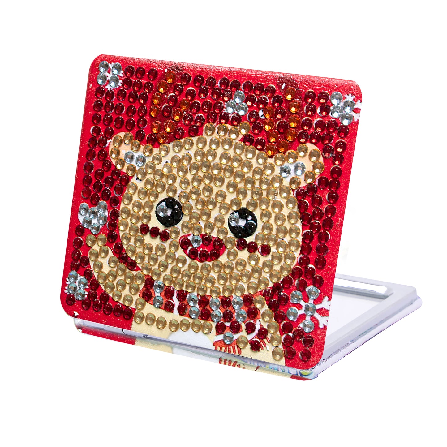 Diamond Painting Spiegel Kerst Compact Dubbelzijdig Opvouwbaar