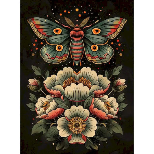 Diamond Painting Dieren - Vlinder - rond of vierkant | Kleurrijk Ontwerp - DZDP77926