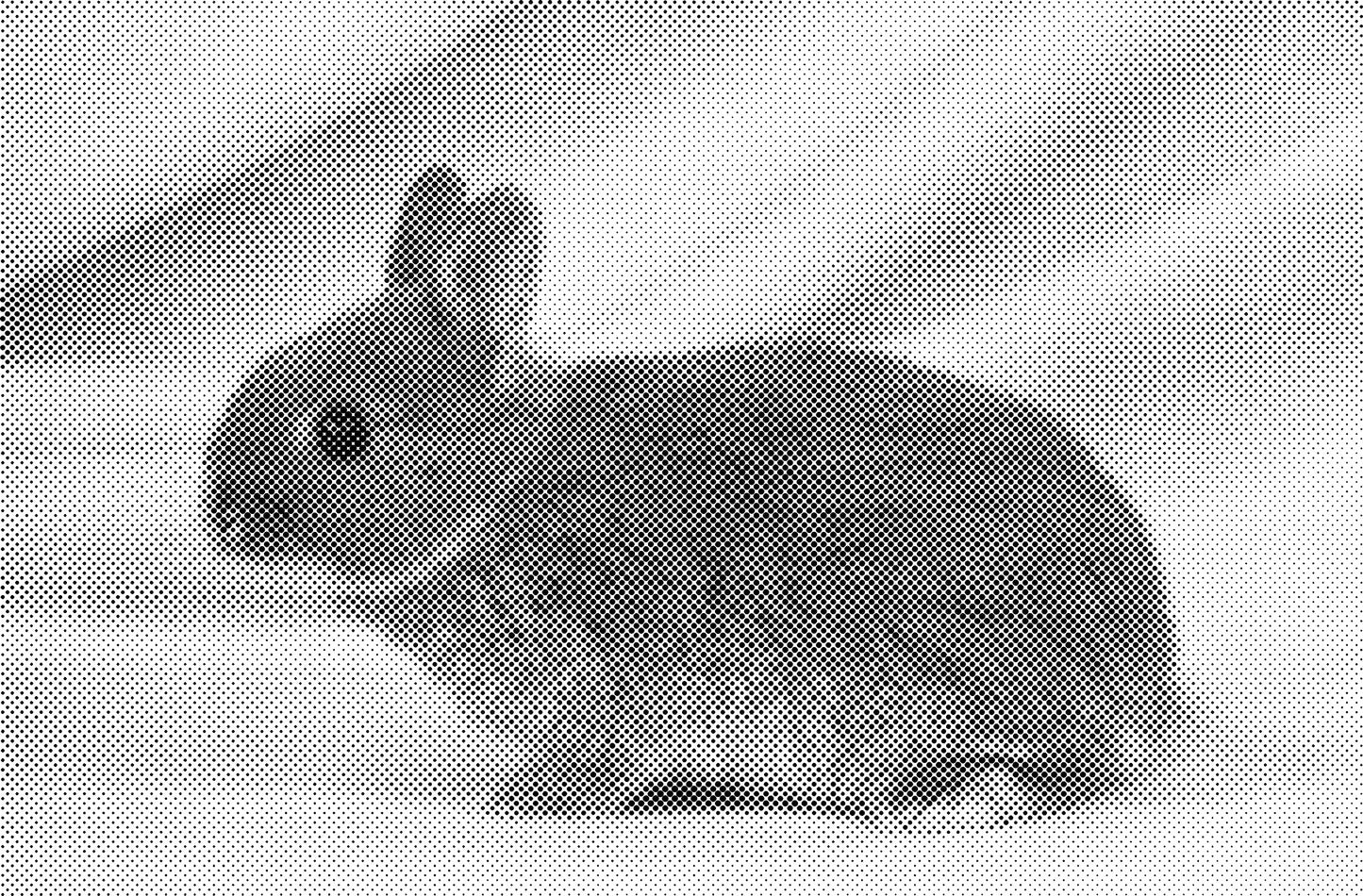 DOT Painting Dieren - Konijnen, Puppies en Katten - Verkrijgbaar in 40x60cm, 50x75cm en 60x90cm