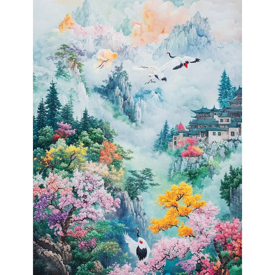 Schilderen op nummer - Diverse landschappen (keuze uit 15 afbeeldingen)