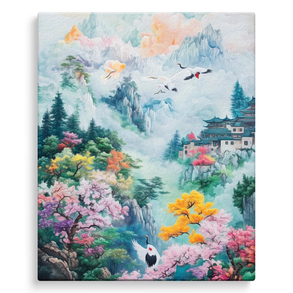 Schilderen op nummer - Diverse landschappen (keuze uit 15 afbeeldingen)