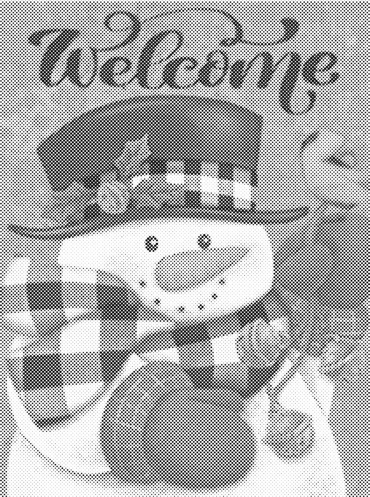 DOT Painting Cartoon Kerst – Één Kleur Stippelkunst