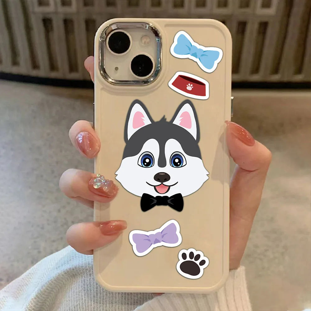 Sticker pret voor kinderen – Honden aankleed stickerset