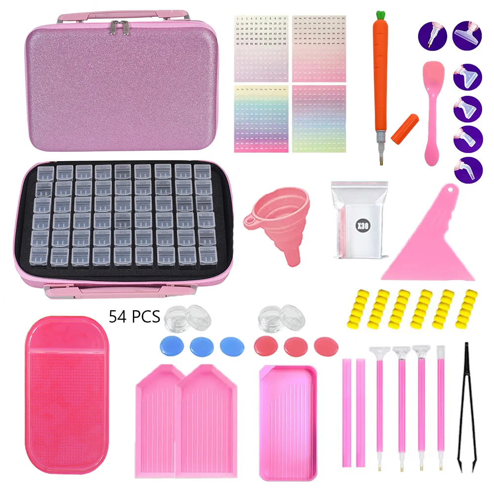 Diamond Painting Sorteerkoffer voor kralen en accessoires | Opbergkoffer