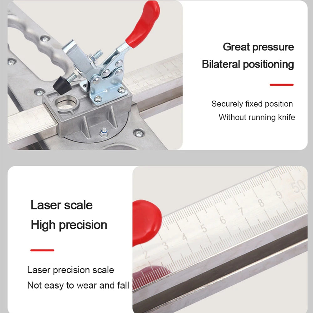 Maak precisiesnedes met deze opvouwbare aluminium gipsplaat snijder