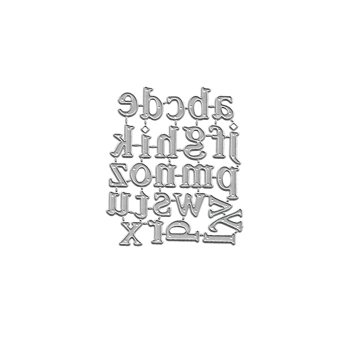 Metalen snijmal - Creatieve letters en cijfers voor scrapbooking