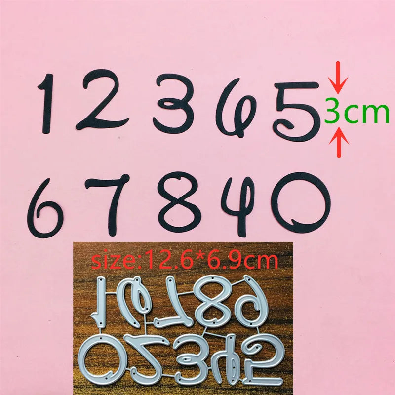 Metalen snijmal Bloem Letter voor scrapbooking en kaarten