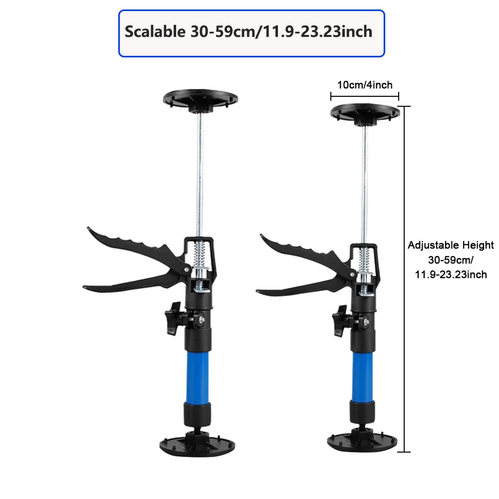 Verstelbare telescopische stalen steun – arbeidsbesparende hefstang voor kasten en gipsplaten