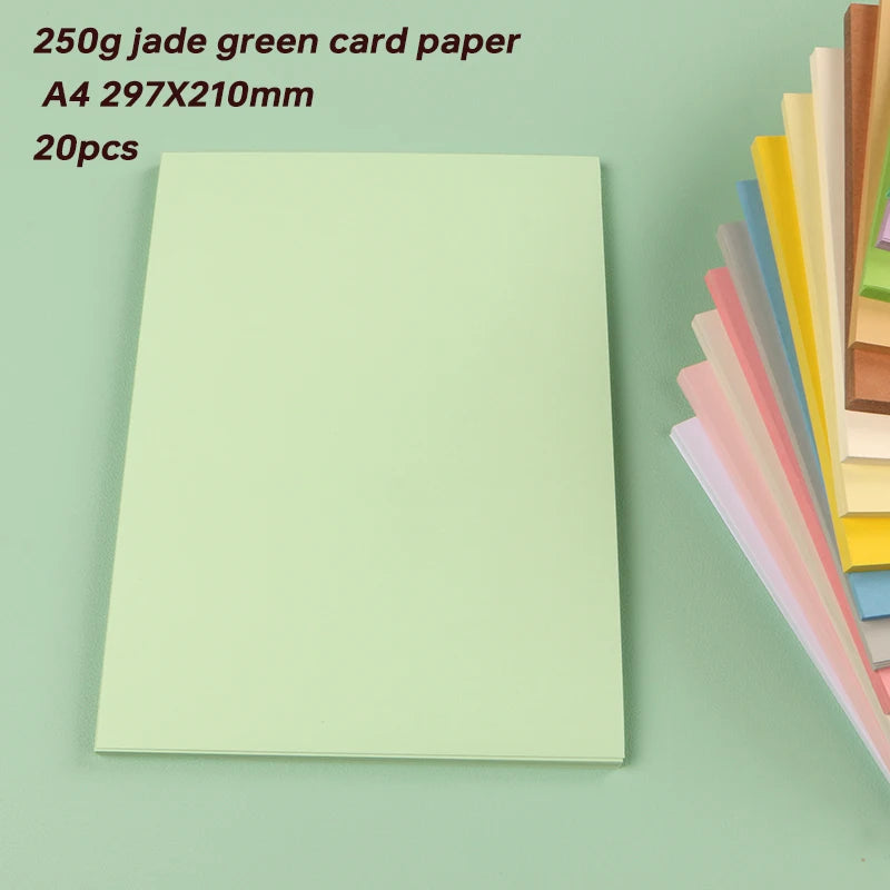 Papier voor plakboek en kaarten maken A4 250g gekleurd karton