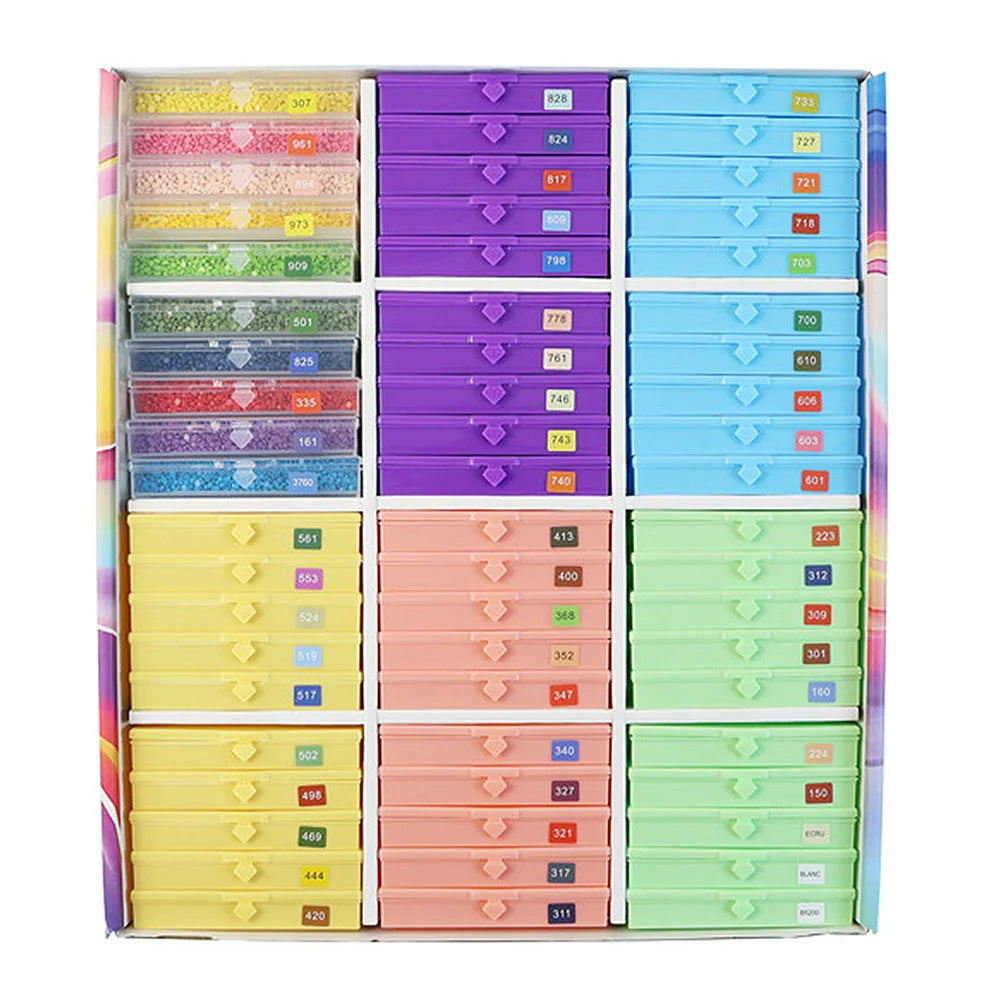 Diamond Painting Sorteerdoos met handige opbergtray voor steentjes
