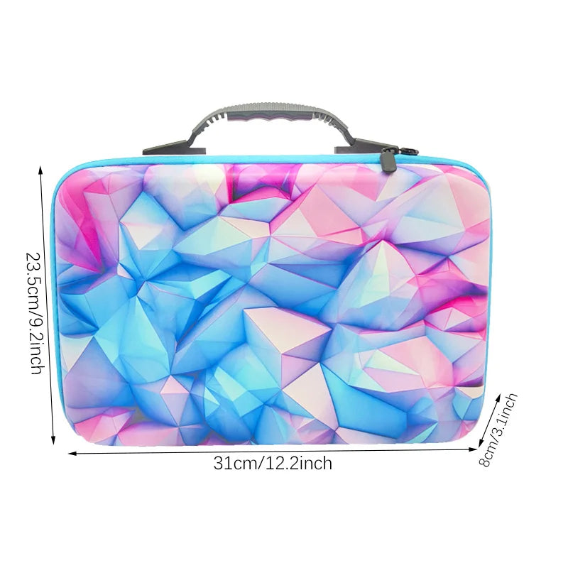 Diamond Painting Opbergkoffer voor 70 Potjes met Kunstleren Afwerking