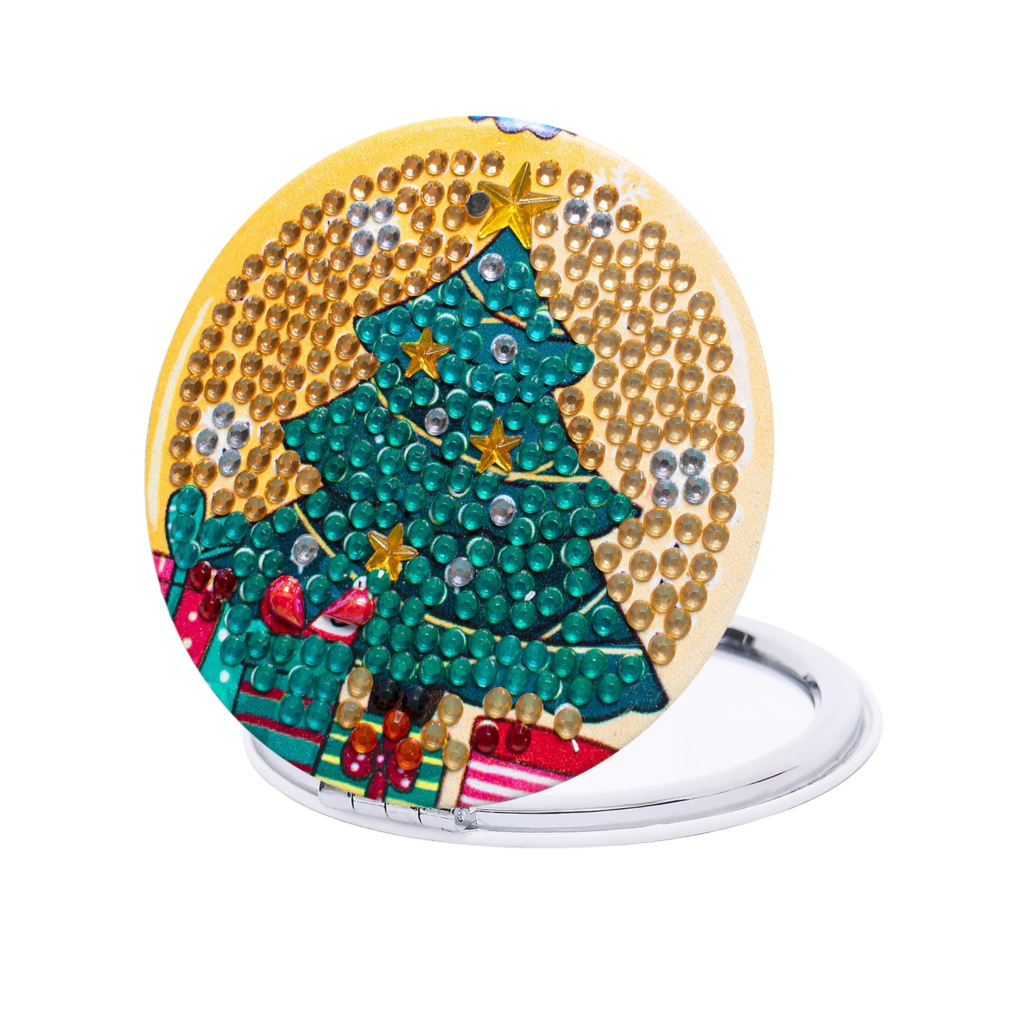 Diamond Painting Spiegel Kerst Compact Dubbelzijdig Opvouwbaar