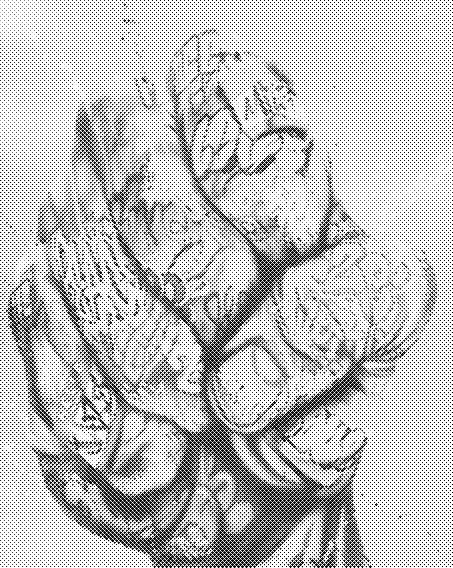 DOT Painting Abstract Art - Handen en Mensen (40x50cm of 60x75cm)