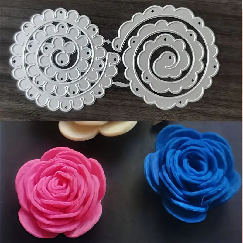 Metalen snijmal - Spiraalbloem voor scrapbooking en kaarten