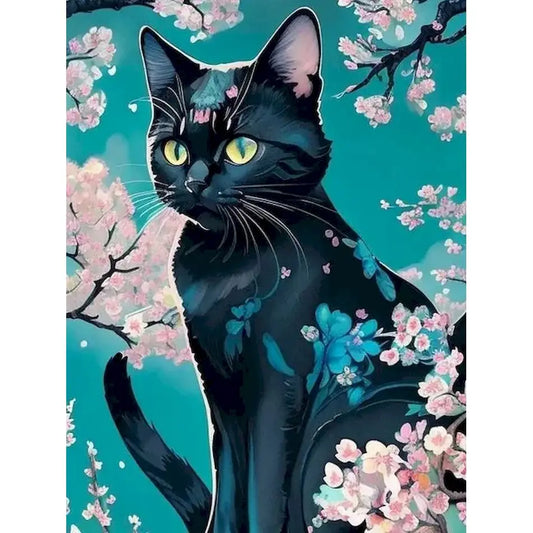 Schilderen op nummer Dieren - Kat Modern Schilderij - 9952952