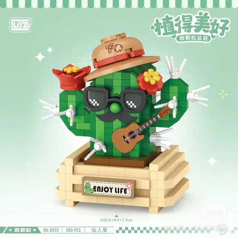 Bouwpakket Bloemenboeket met Rozen – Creatieve Bloemen Bouwstenen Set