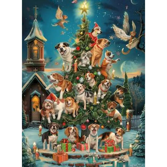 Schilderen op nummer Kerst Dieren met Acrylverf en Lijst (optioneel) - 9961340