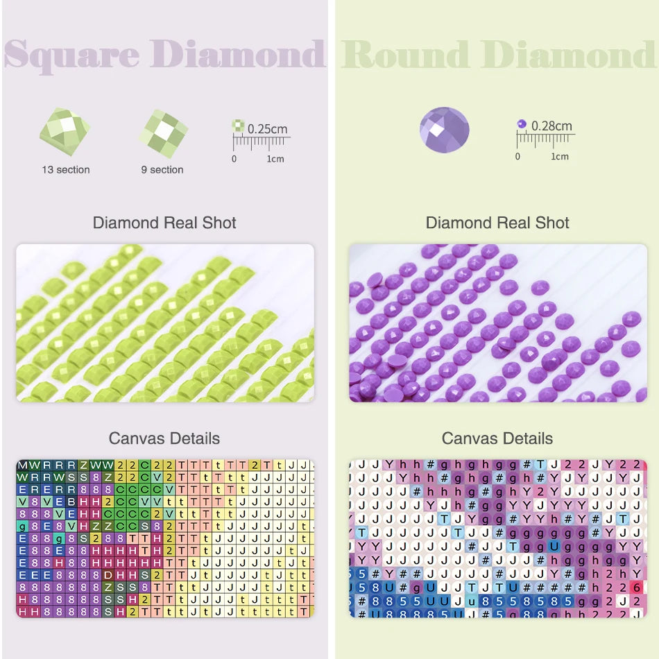 Diamond Painting Dieren Volledig Rond of Vierkant - Giraf