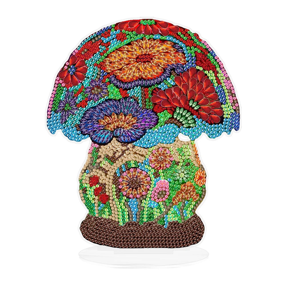 Diamond Painting Lamp Paddenstoel Tafellamp Met Steentjes