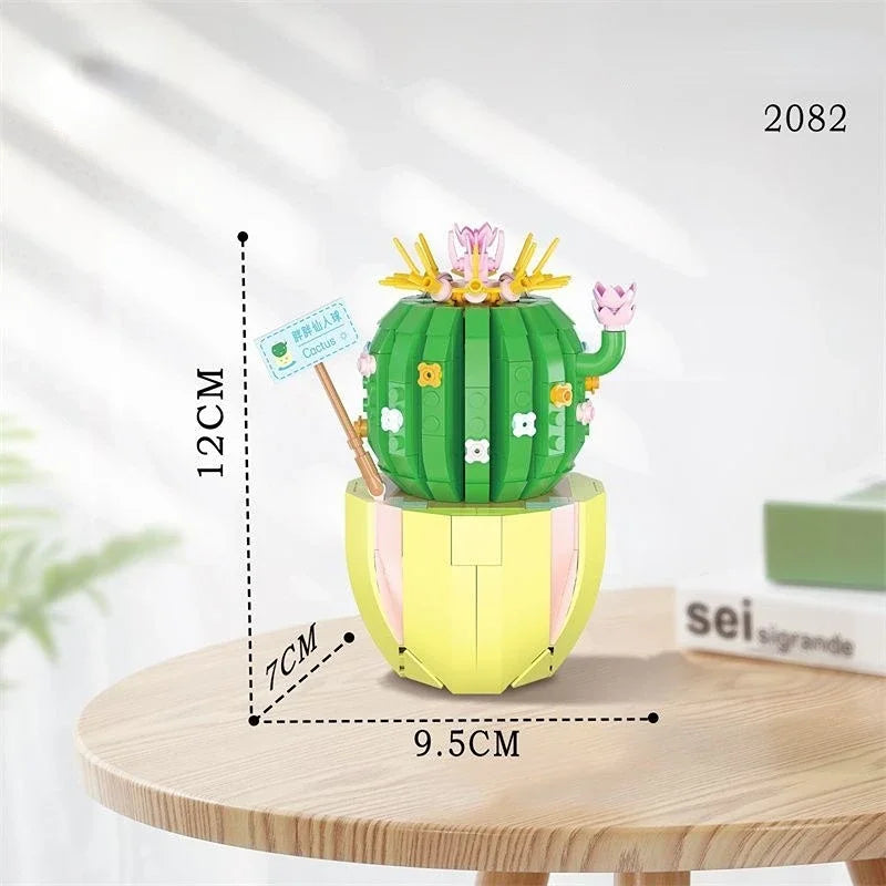 Bouwpakket Bloemenboeket met Rozen – Creatieve Bloemen Bouwstenen Set