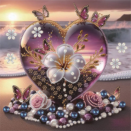 Special Diamond Painting met speciaal gevormde steentjes 30x30cm - LY418