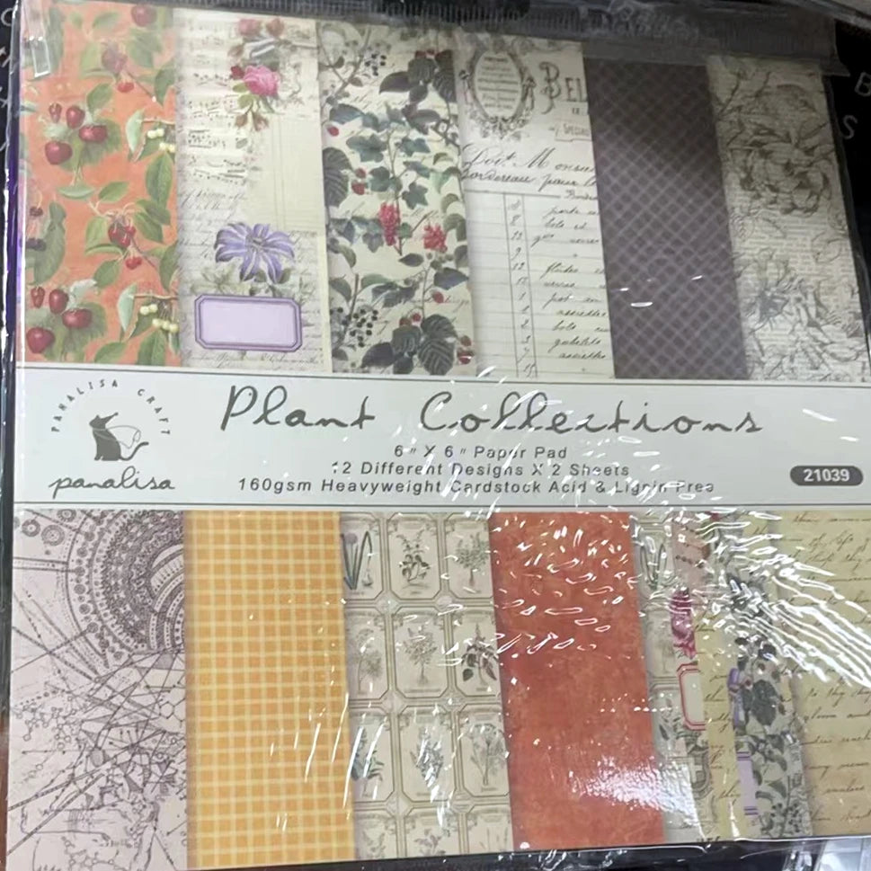 12 vellen scrapbook papier – Achtergrondpapier voor knutselen