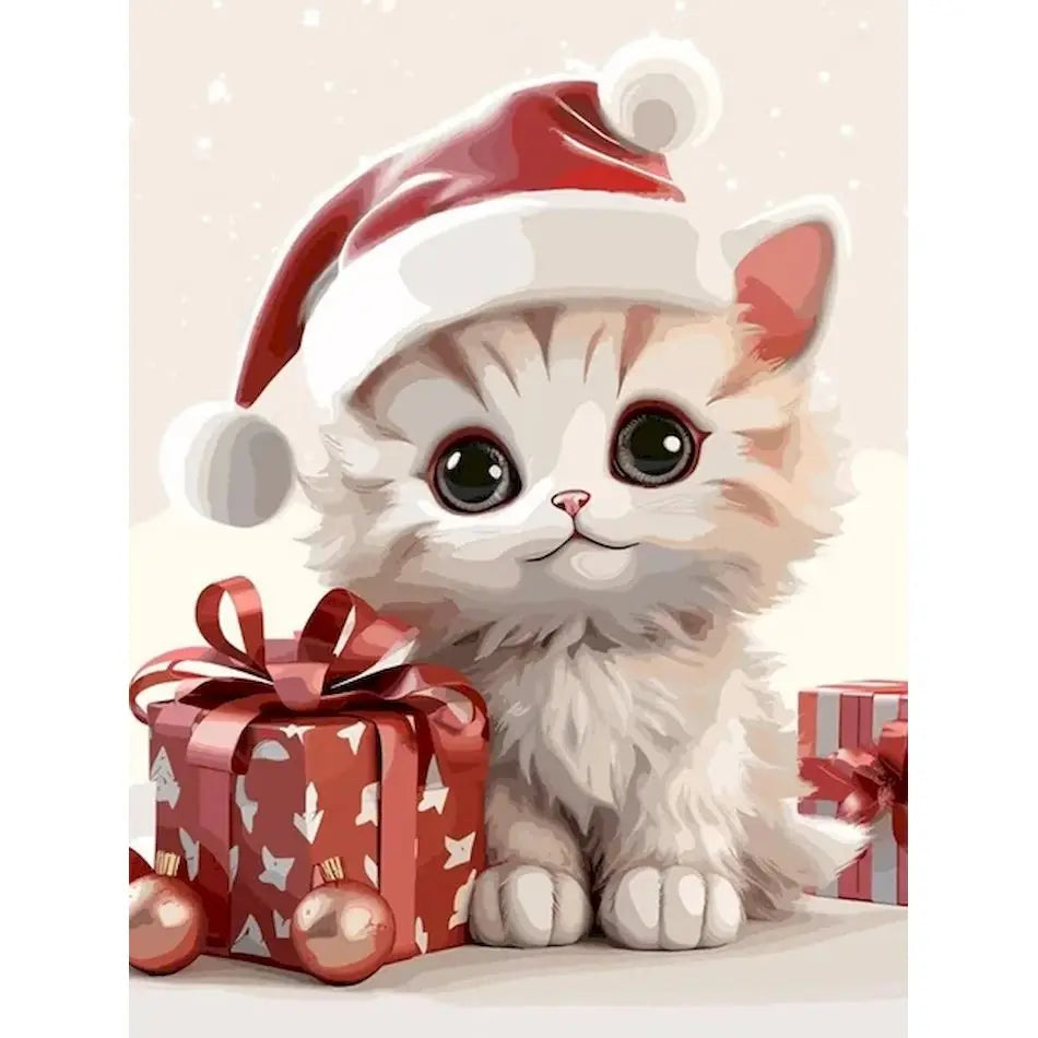 Schilderen op nummer Kerst Dieren met Acrylverf en Lijst (optioneel) - 9950522