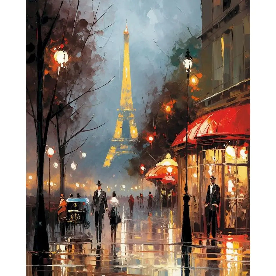 Schilderen op nummer Landschappen - Stedelijke landschappen (Keuze uit 12 afbeeldingen)