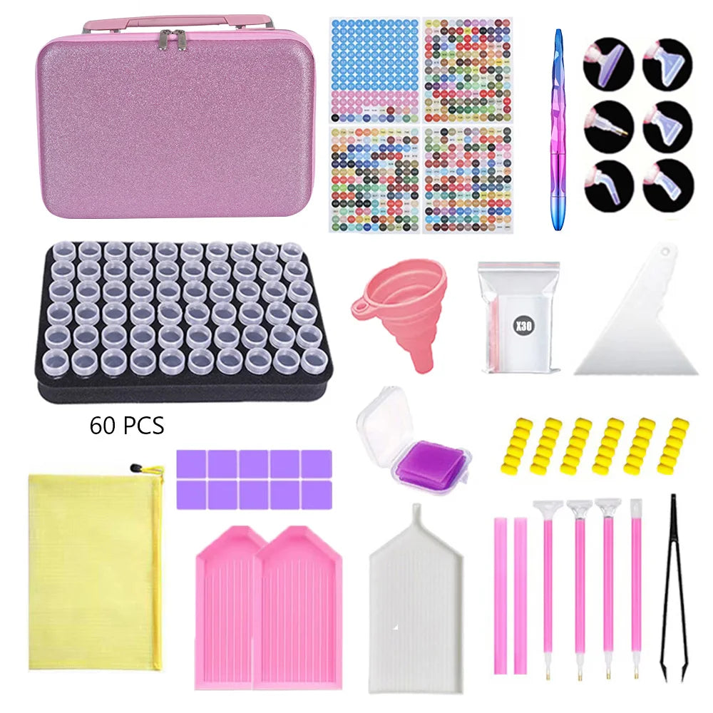 Diamond Painting Sorteerkoffer voor kralen en accessoires | Opbergkoffer