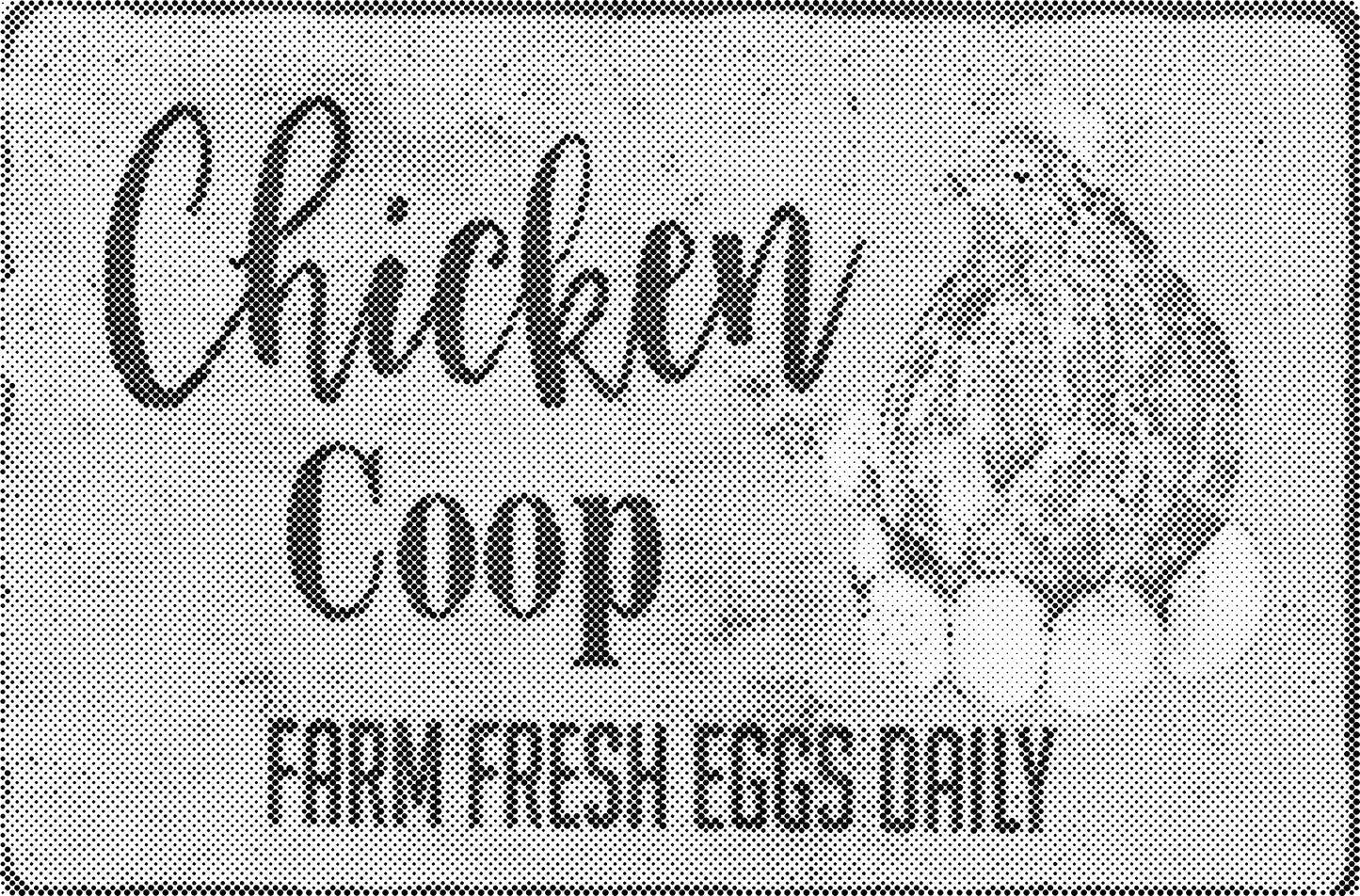 DOT Painting – Kippen & Hanen – 40x60cm t/m 60x90cm – Met of zonder stiften