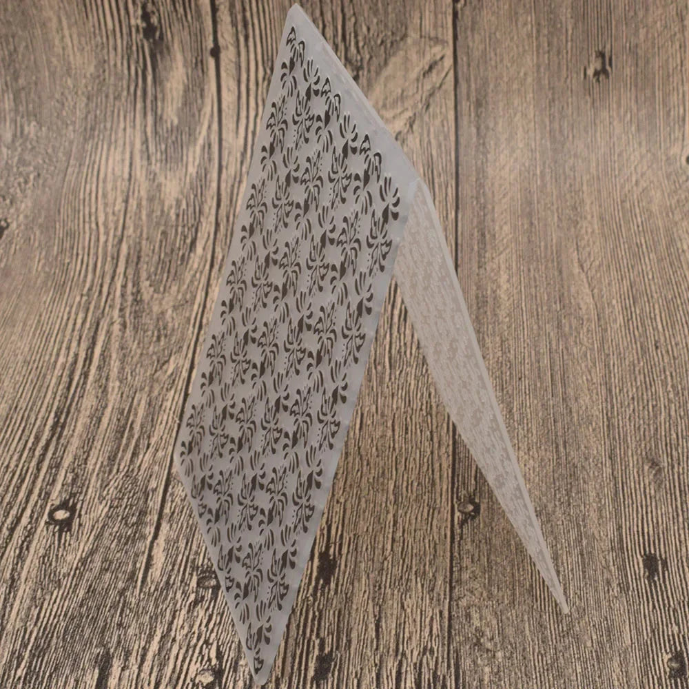 Embossing folder bloemen patroon voor kaarten en scrapbooking