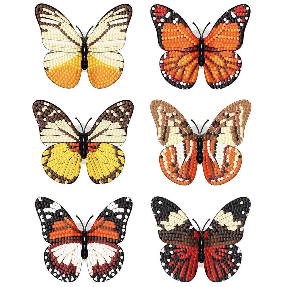 Diamond Painting Sticker set Vlinders - Creatieve Mozaïek Decoratie Set - QCHDD03
