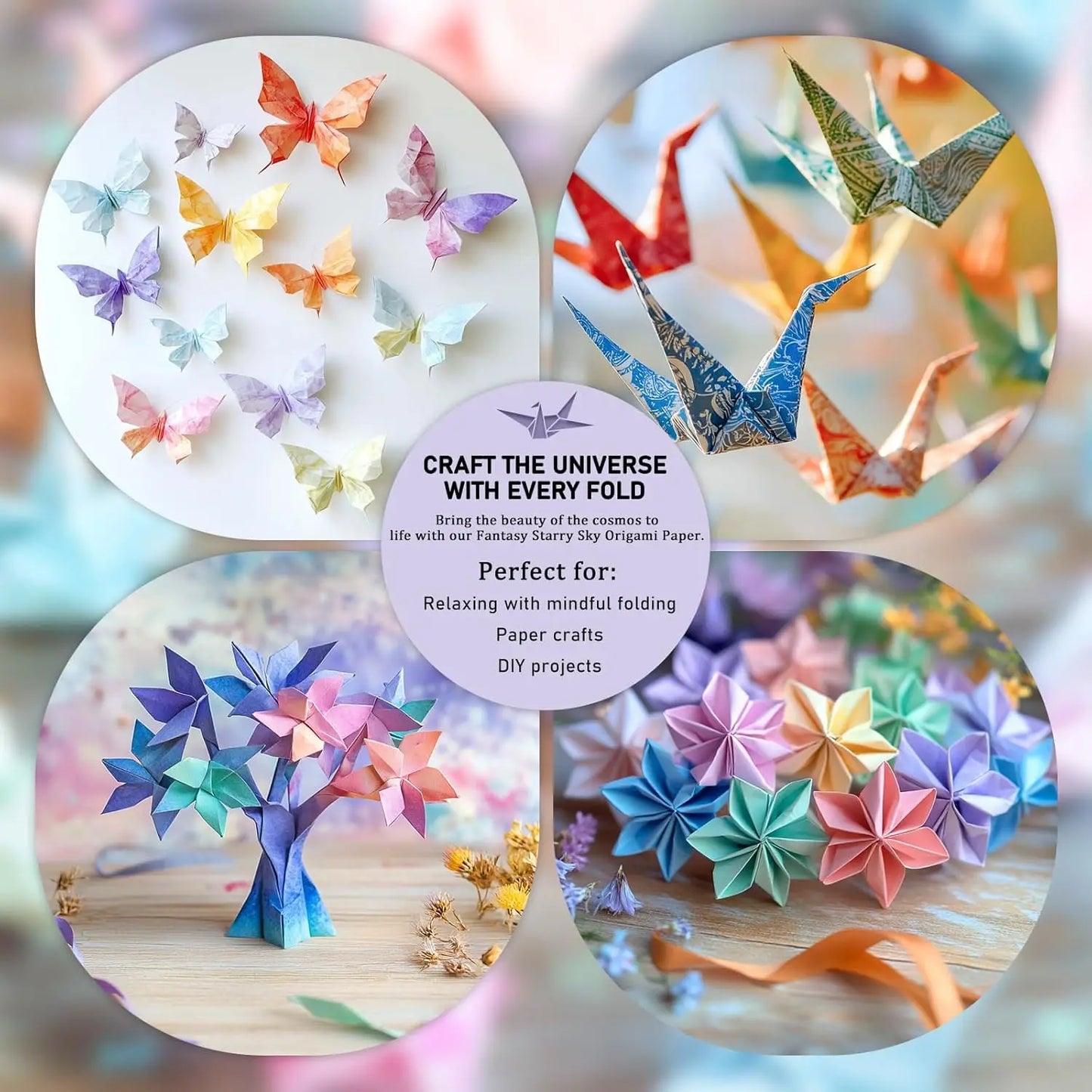 Papier voor kaarten maken en scrapbook – Dubbelzijdig origami papier